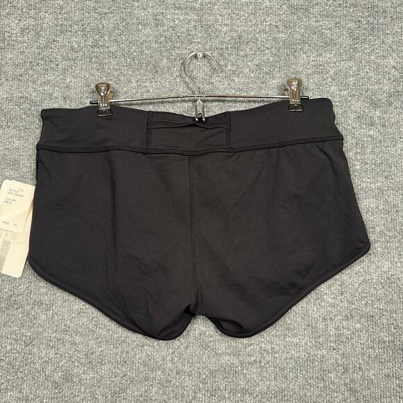 New Rese Womens Size Medium Jackie  Brief Lined Shorts Black Running Activewear - Picture 2 of 8